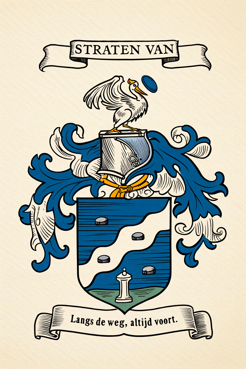Familiewapen van de achternaam STRATEN VAN