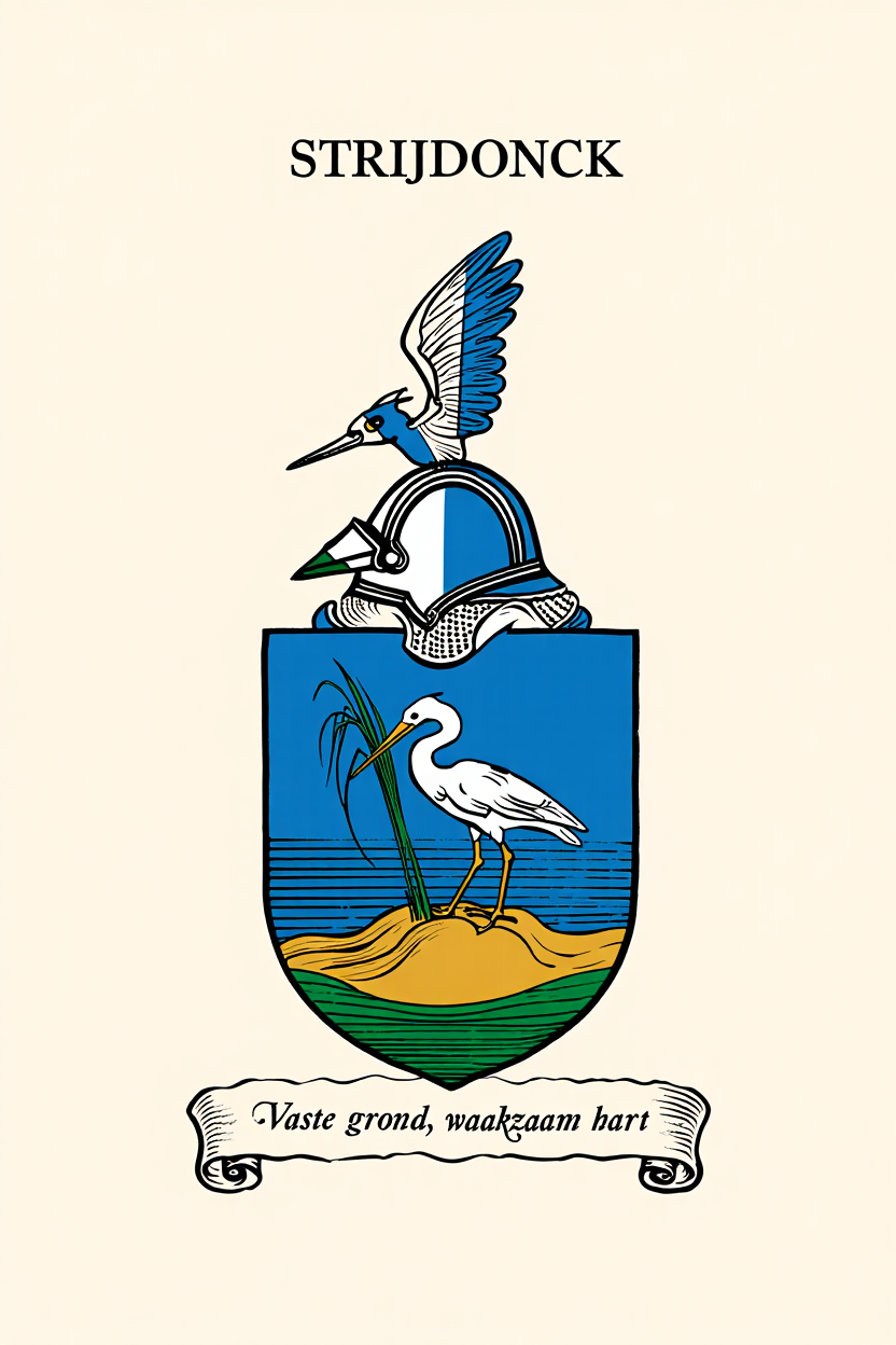 Familiewapen van de achternaam STRIJDONCK (vergrendeld)