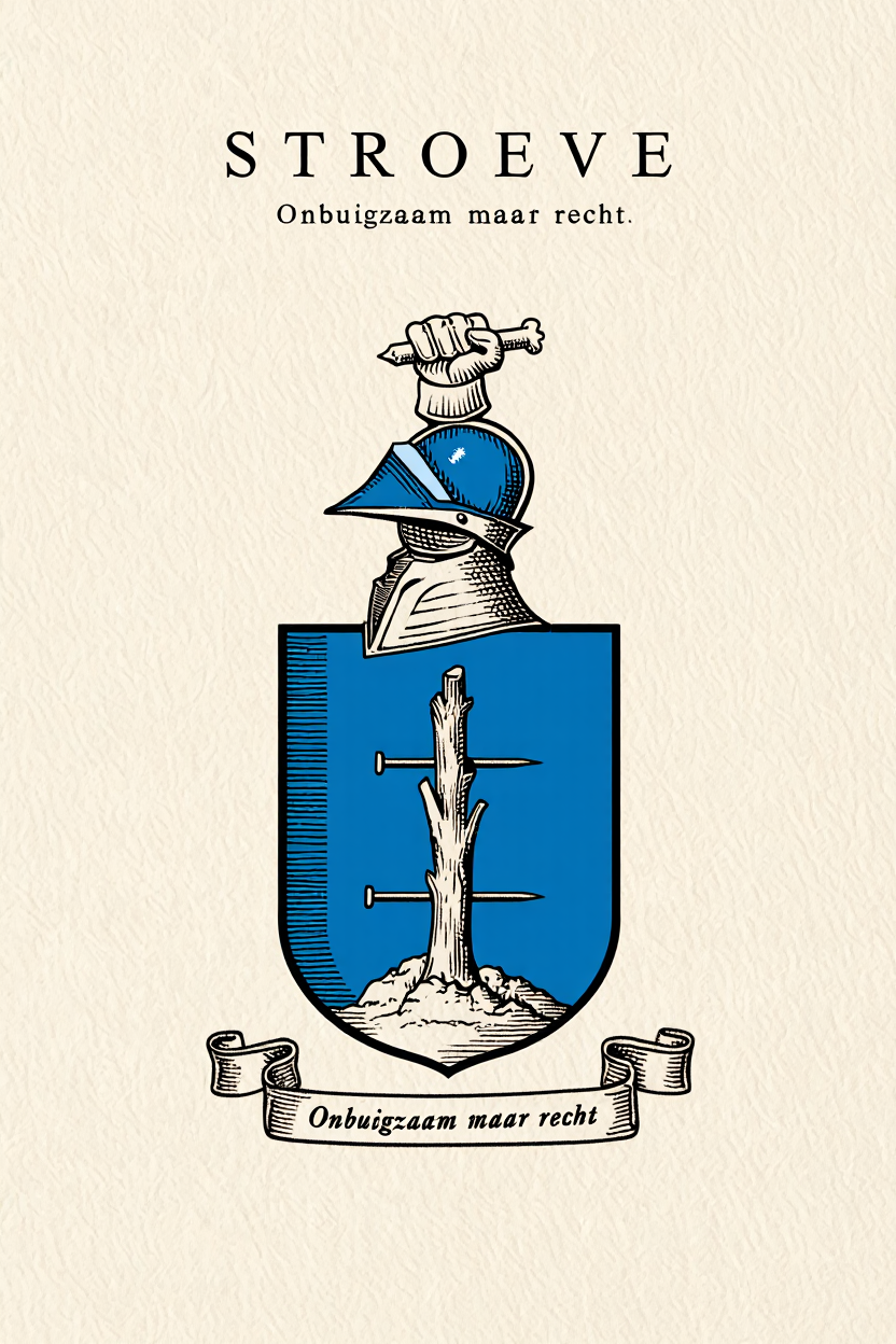 Familiewapen van de achternaam STROEVE (vergrendeld)