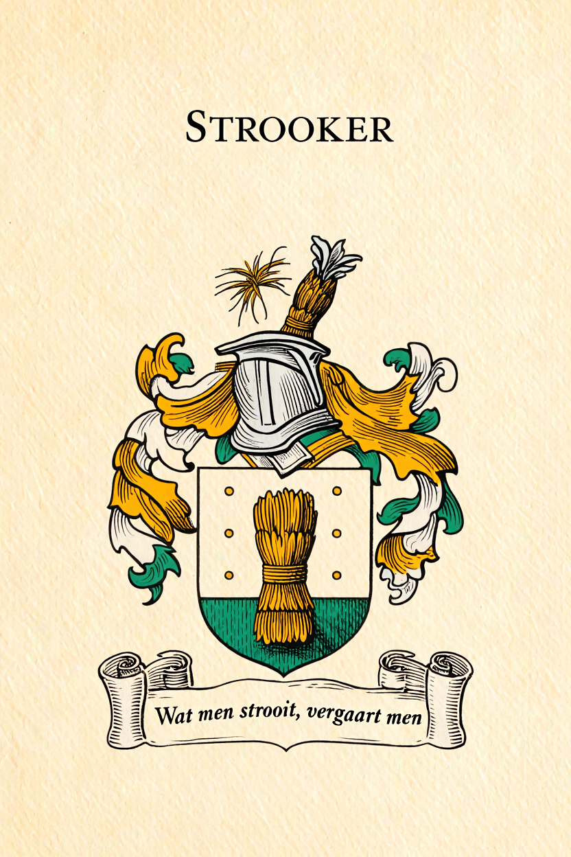 Familiewapen van de achternaam STROOKER