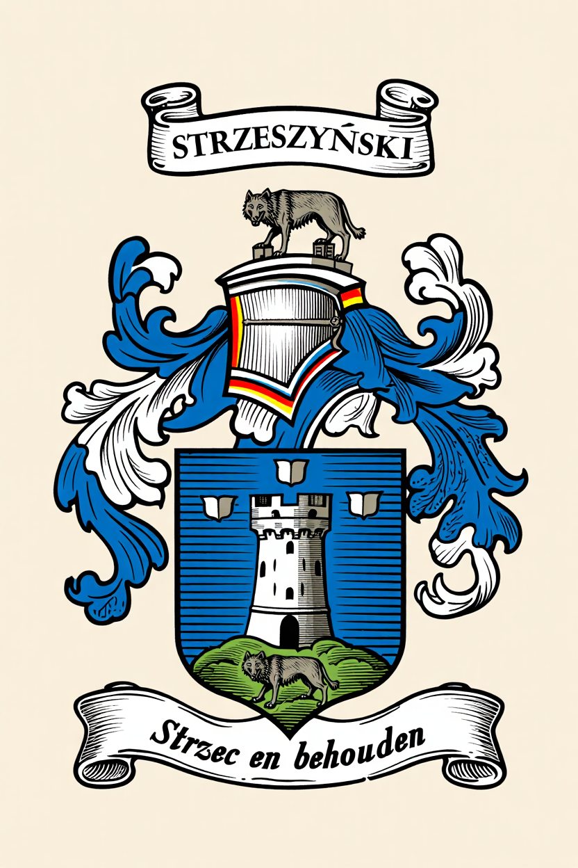Familiewapen van de achternaam STRZESZYŃSKI