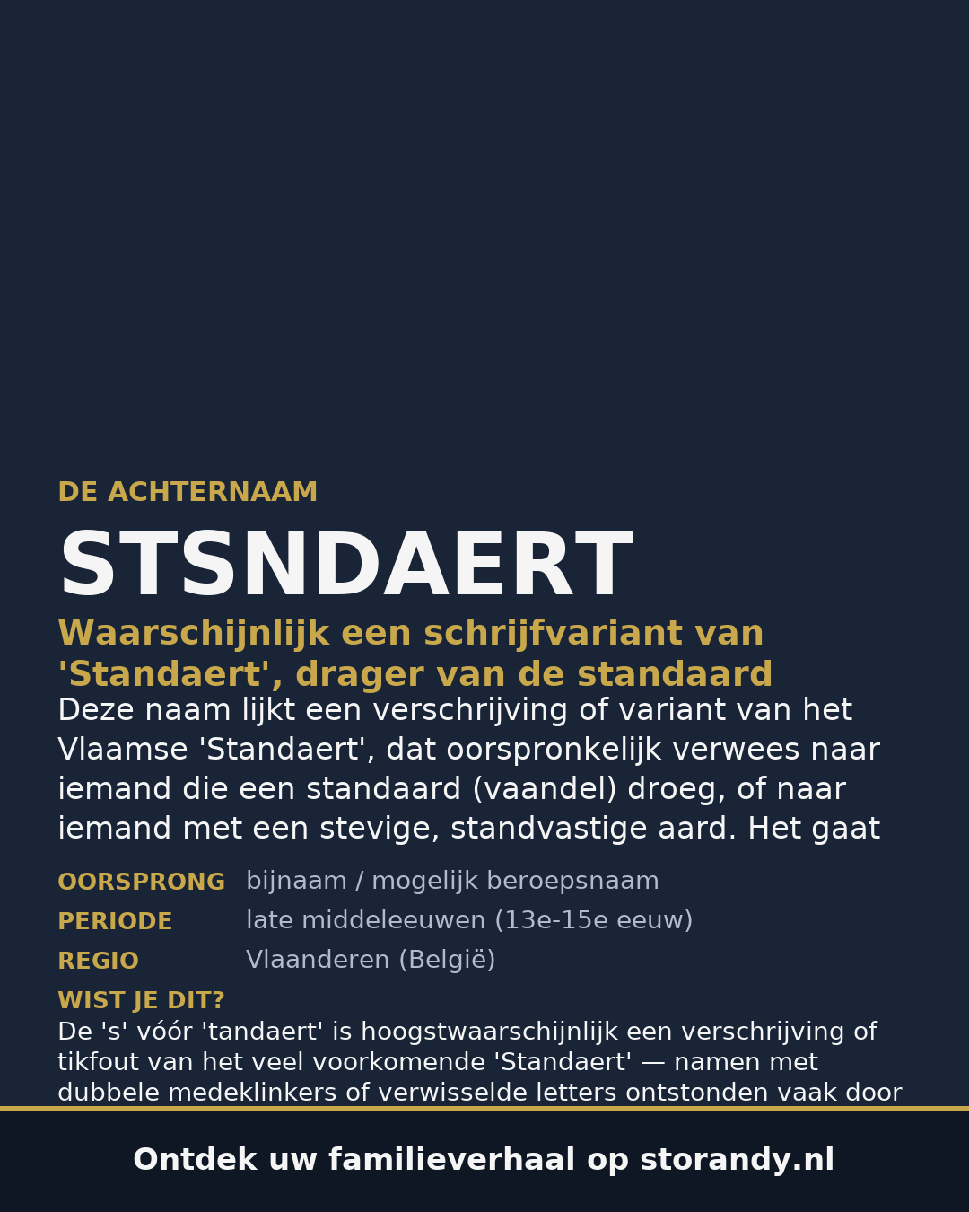 Familiewapen van de achternaam STSNDAERT