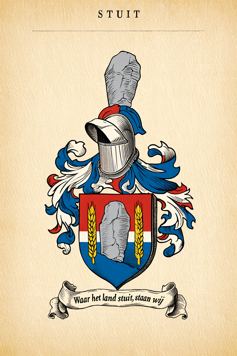 Familiewapen van de achternaam STUIT