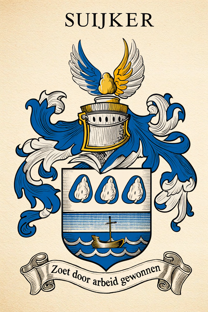 Familiewapen van de achternaam SUIJKER