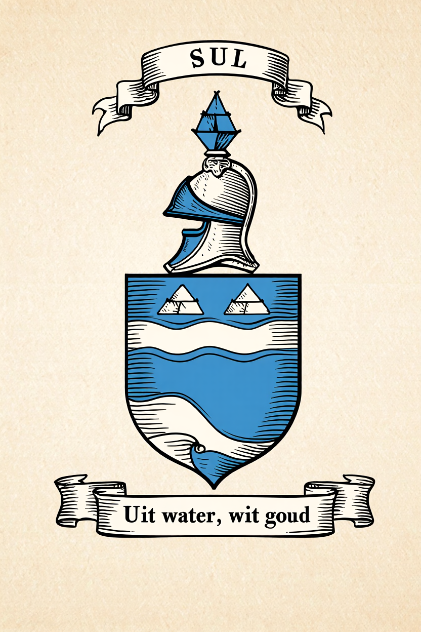 Familiewapen van de achternaam SUL (vergrendeld)