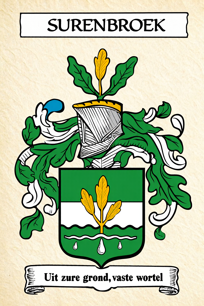 Familiewapen van de achternaam SURENBROEK