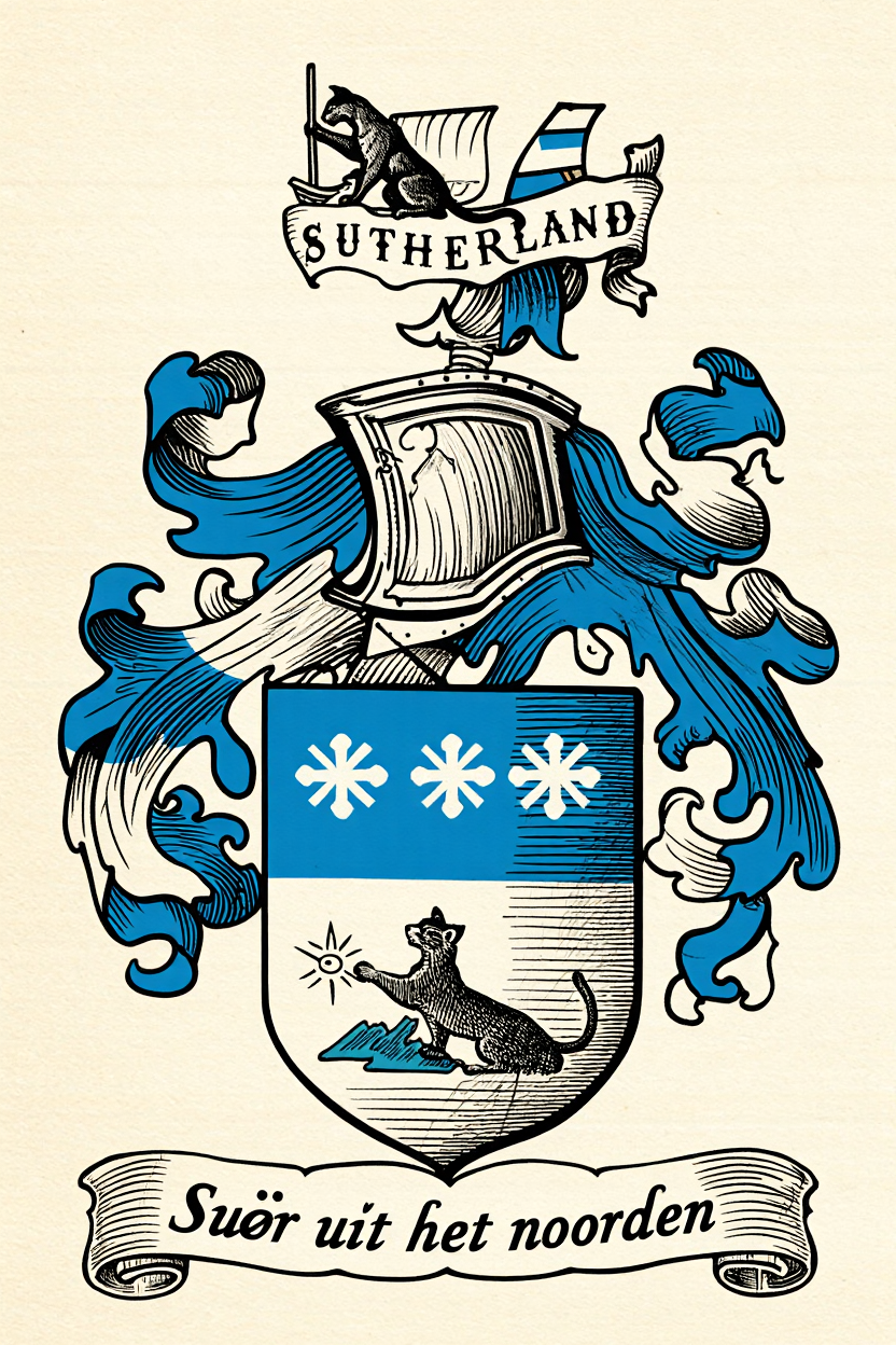Familiewapen van de achternaam SUTHERLAND