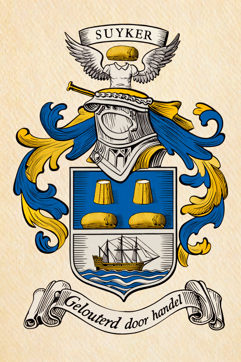 Familiewapen van de achternaam SUYKER
