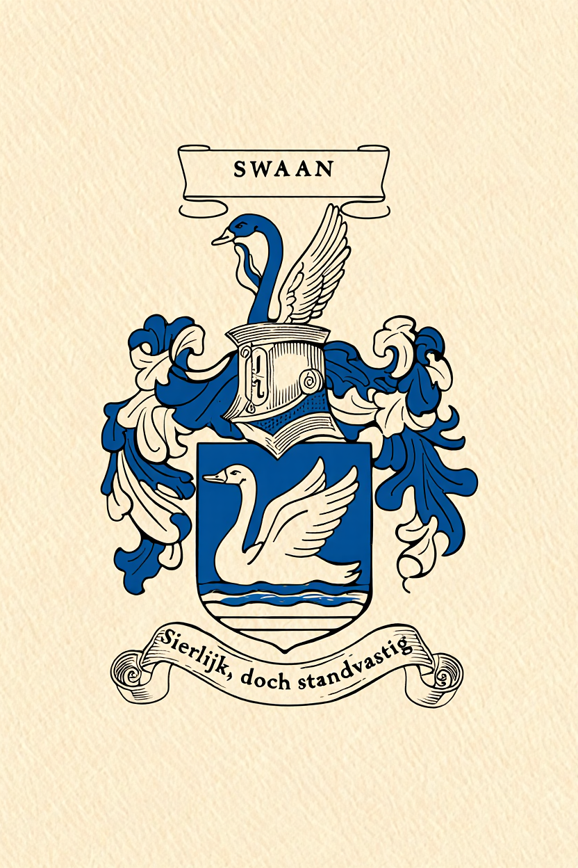 Familiewapen van de achternaam SWAAN (vergrendeld)