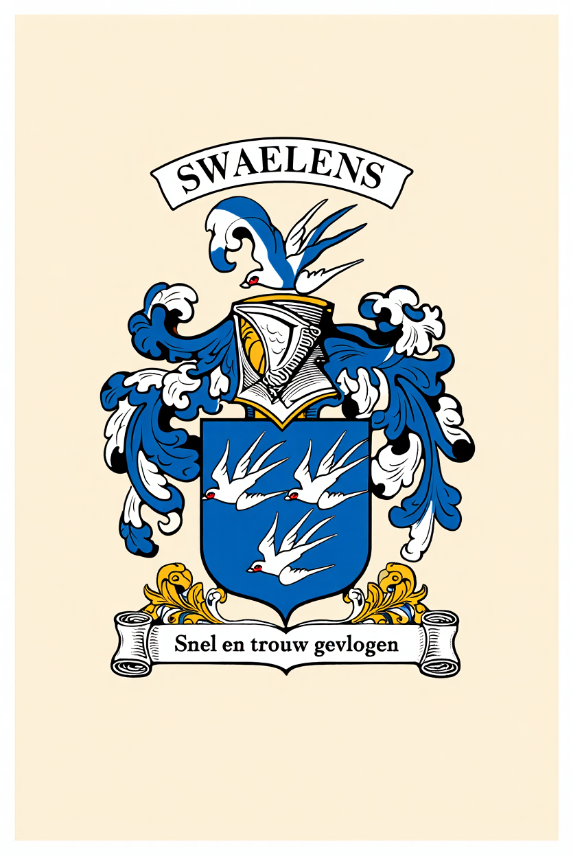 Familiewapen van de achternaam SWAELENS