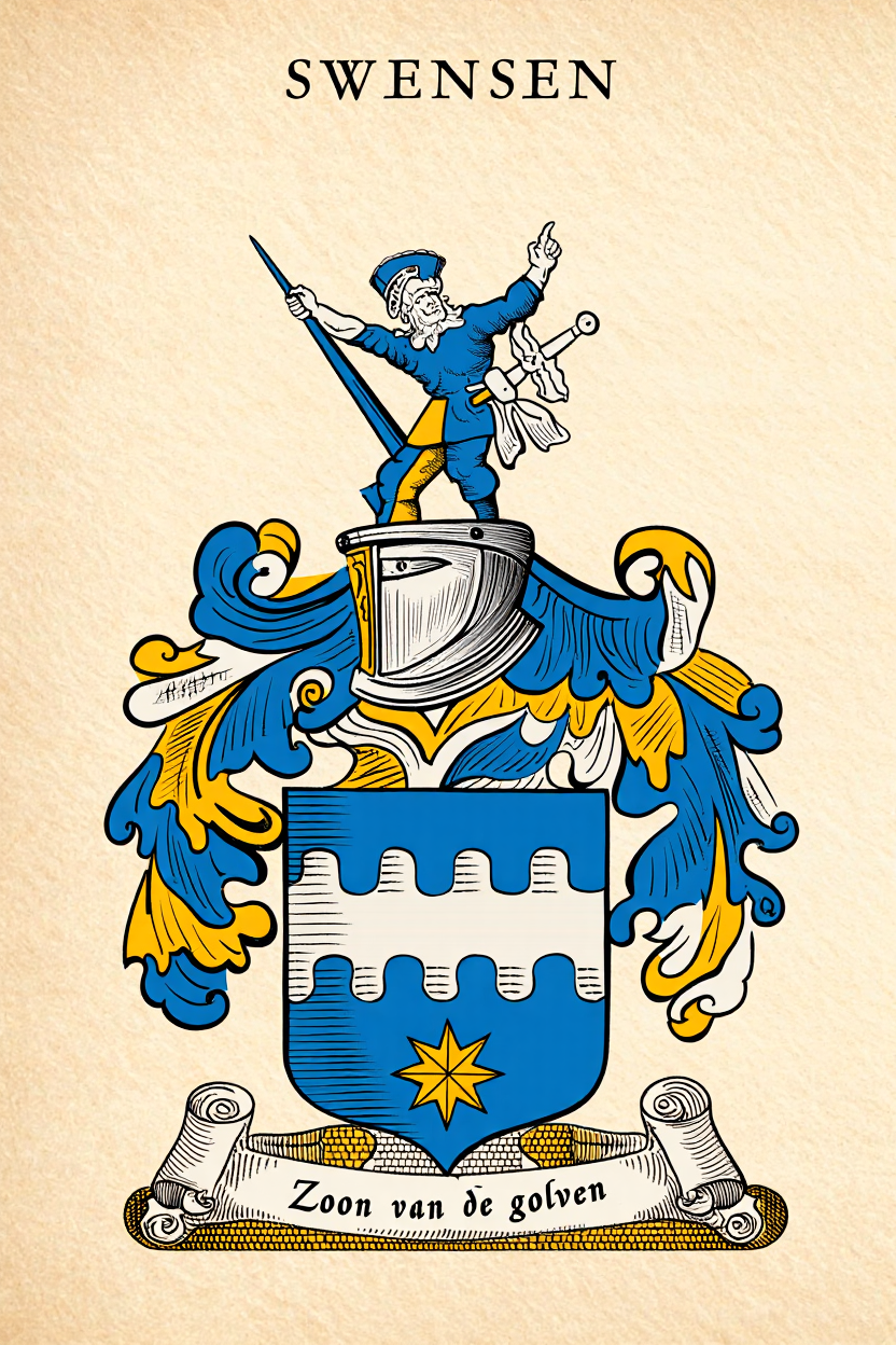 Familiewapen van de achternaam SWENSEN