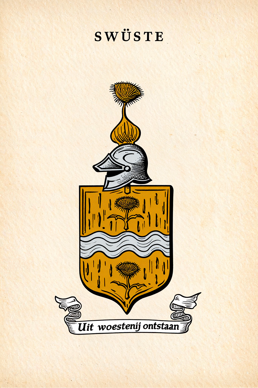 Familiewapen van de achternaam SWÜSTE (vergrendeld)