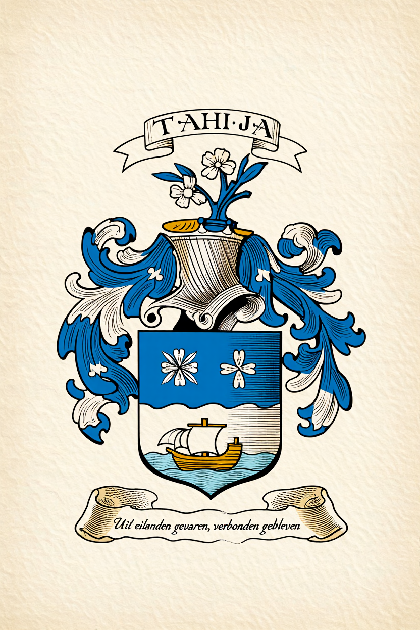 Familiewapen van de achternaam TAHIJA (vergrendeld)