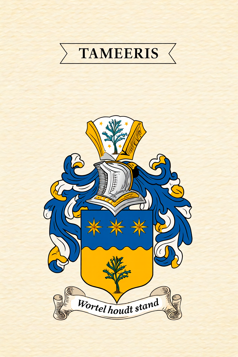 Familiewapen van de achternaam TAMEERIS