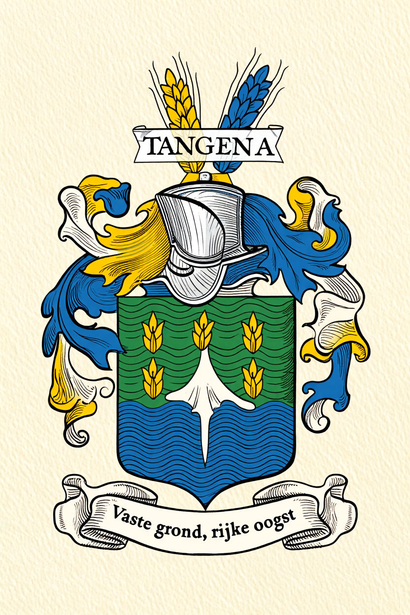 Familiewapen van de achternaam TANGENA