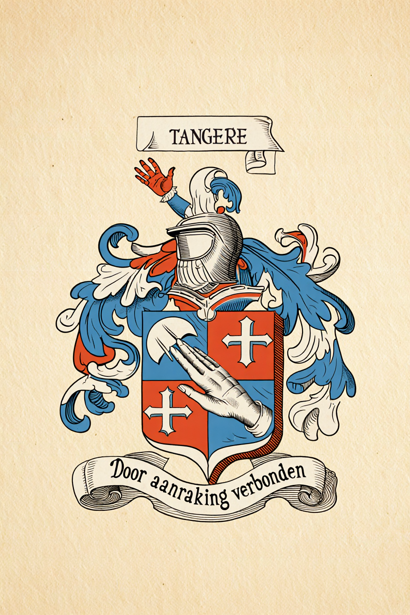 Familiewapen van de achternaam TANGERE (vergrendeld)