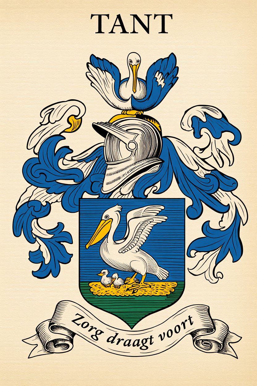 Familiewapen van de achternaam TANT