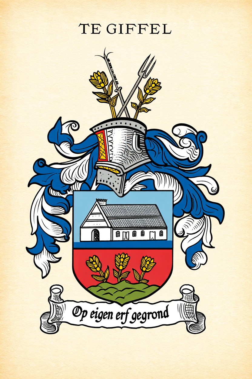 Familiewapen van de achternaam TE GIFFEL