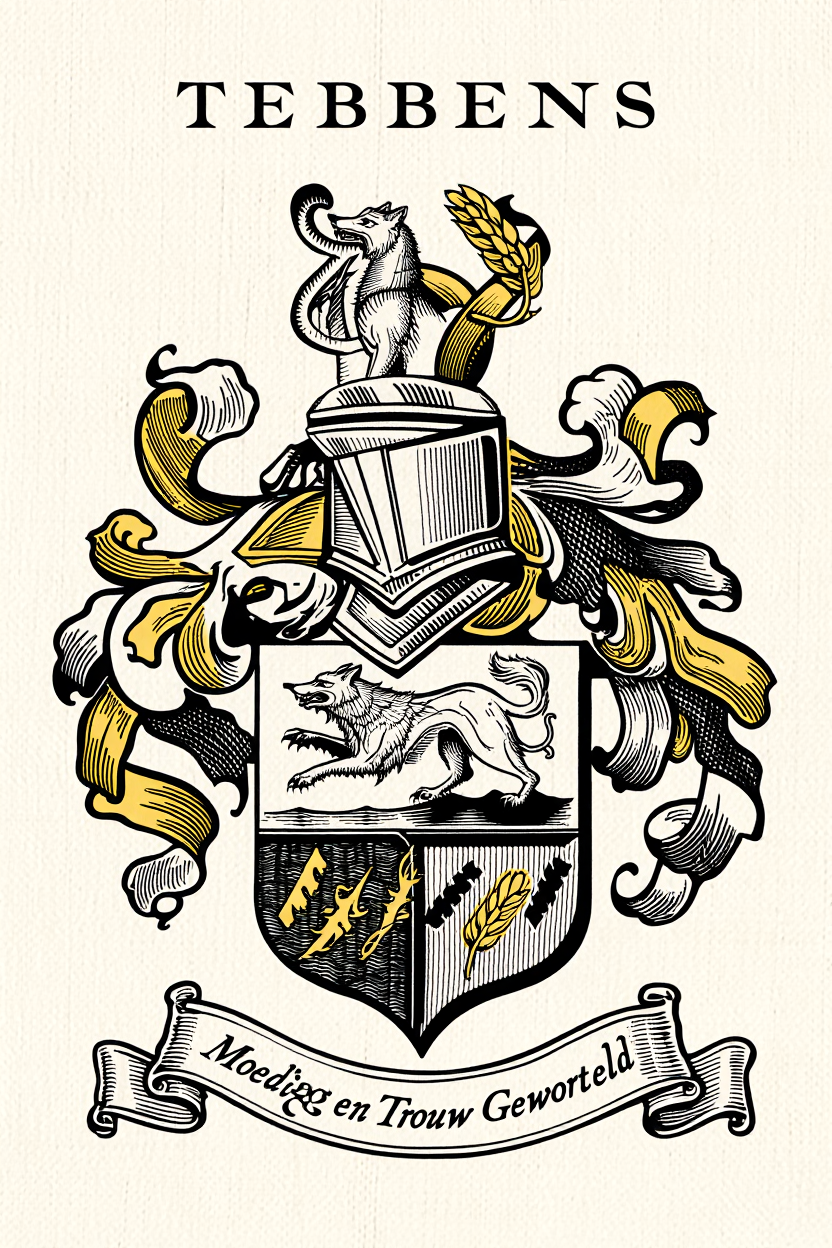 Familiewapen van de achternaam TEBBENS