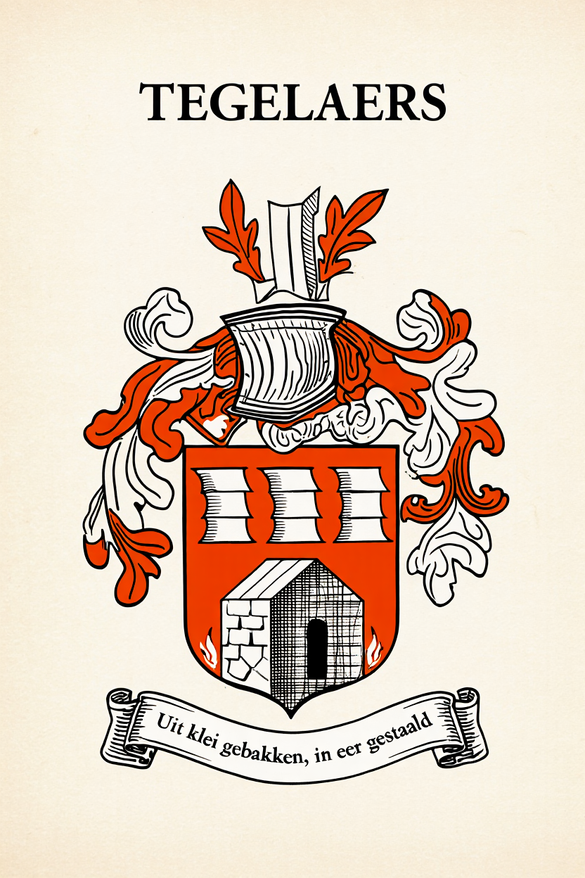 Familiewapen van de achternaam TEGELAERS