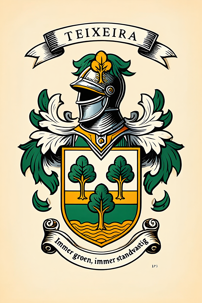 Familiewapen van de achternaam TEIXEIRA