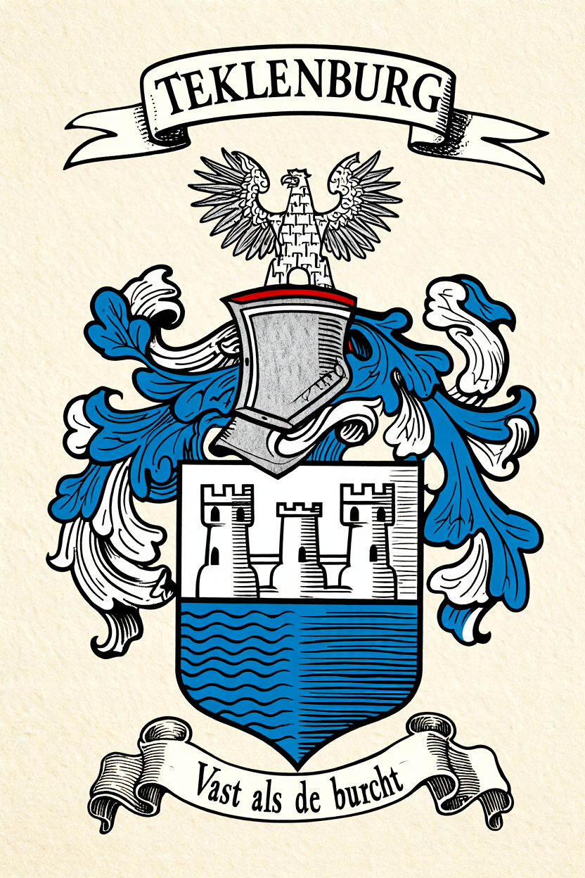 Familiewapen van de achternaam TEKLENBURG