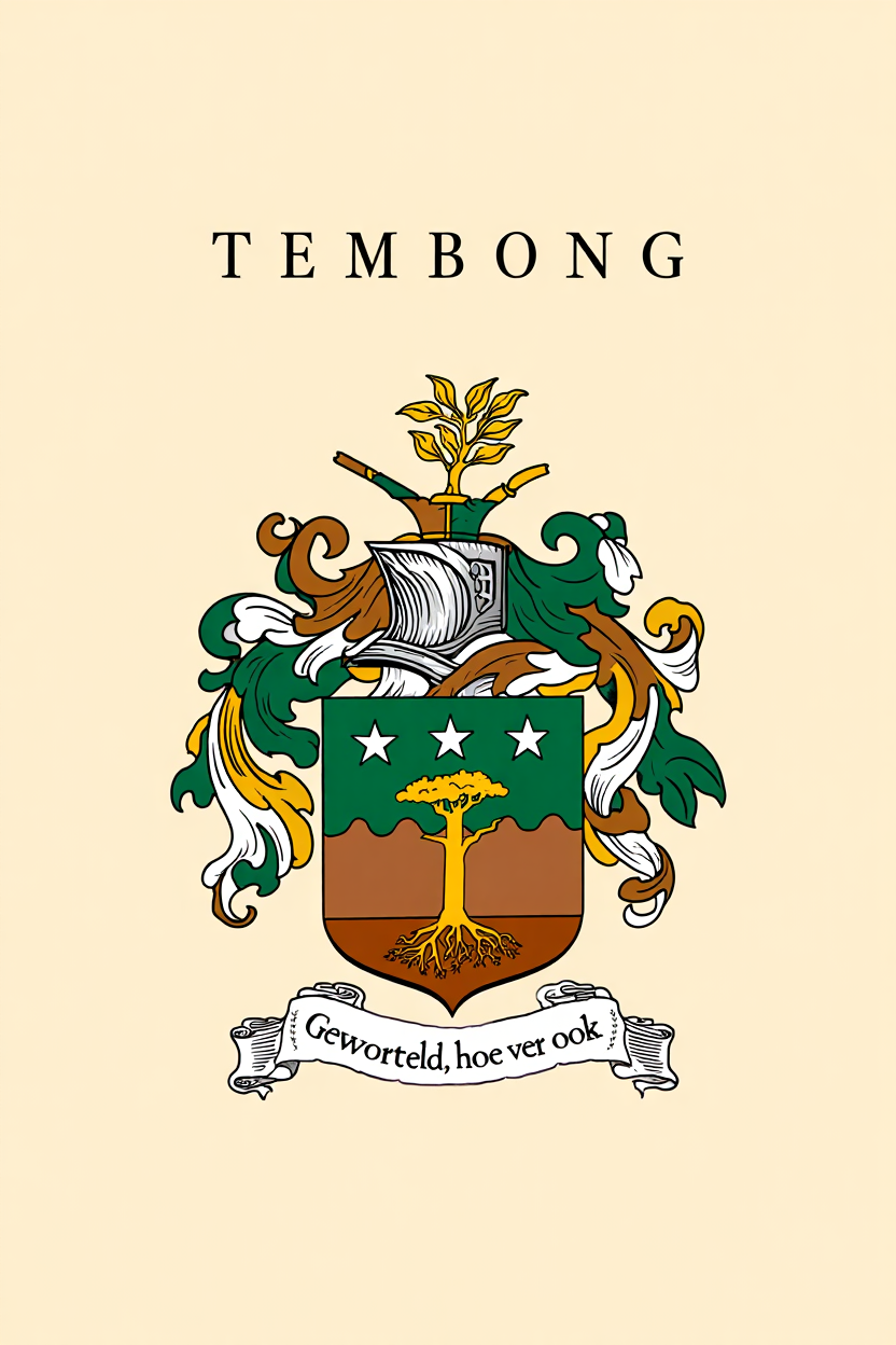 Familiewapen van de achternaam TEMBONG (vergrendeld)