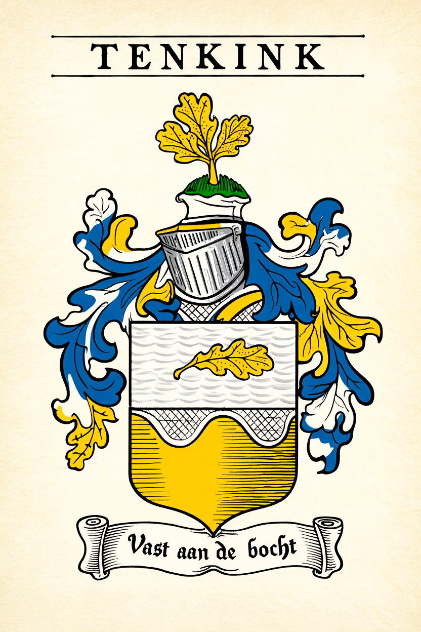 Familiewapen van de achternaam TENKINK