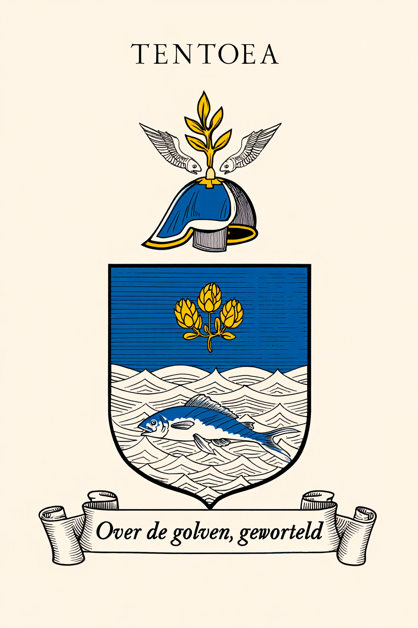 Familiewapen van de achternaam TENTOEA (vergrendeld)