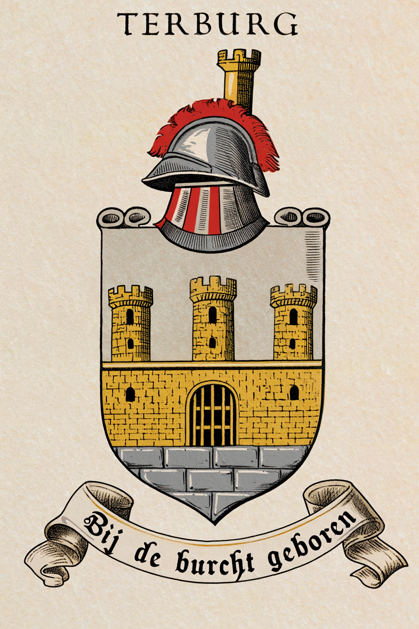 Familiewapen van de achternaam TERBURG