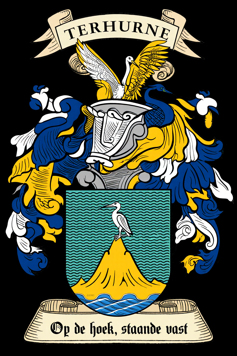 Familiewapen van de achternaam TERHURNE