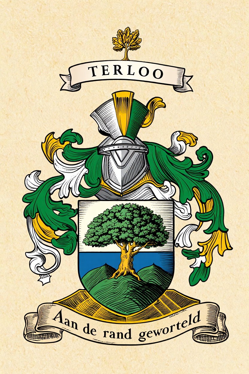 Familiewapen van de achternaam TERLOO (vergrendeld)