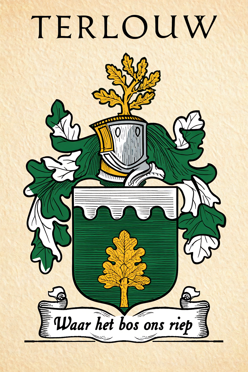 Familiewapen van de achternaam TERLOUW
