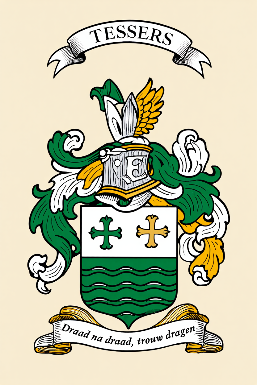 Familiewapen van de achternaam TESSERS