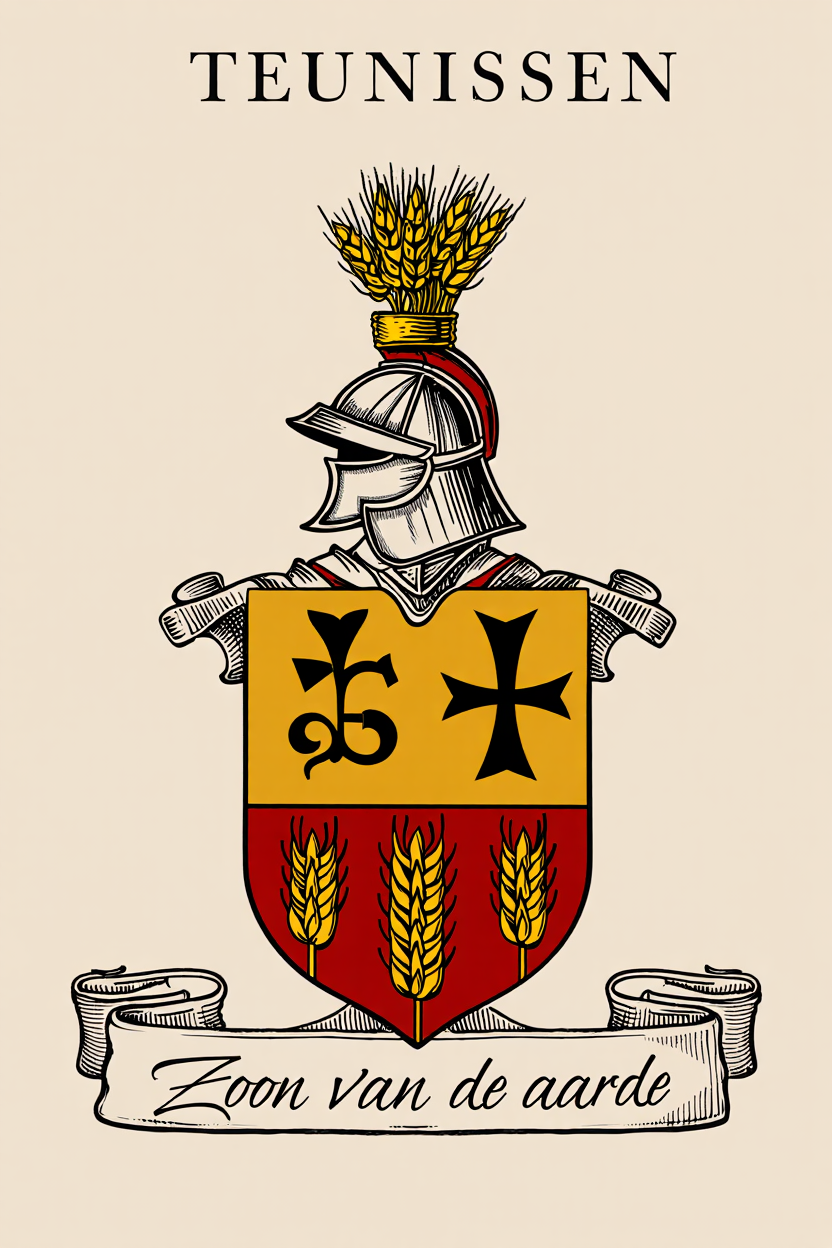 Familiewapen van de achternaam TEUNISSEN