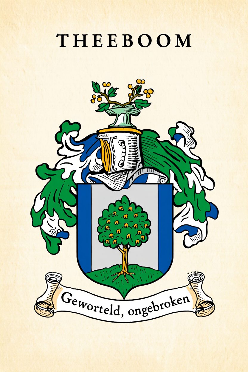 Familiewapen van de achternaam THEEBOOM