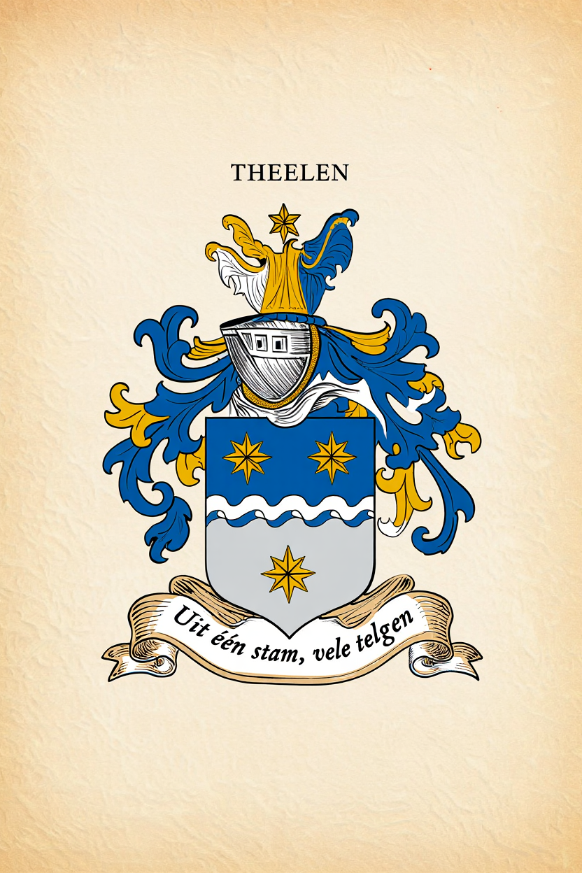 Familiewapen van de achternaam THEELEN