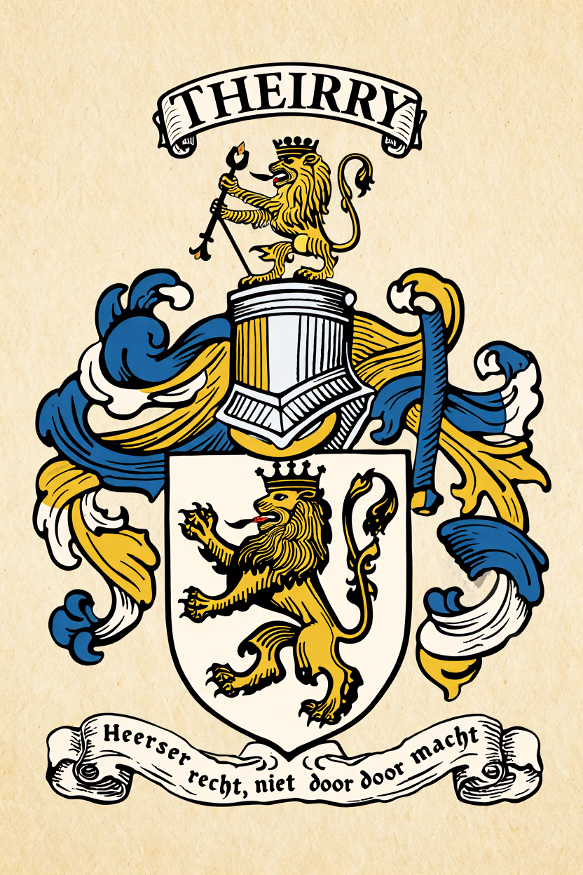 Familiewapen van de achternaam THEIRRY