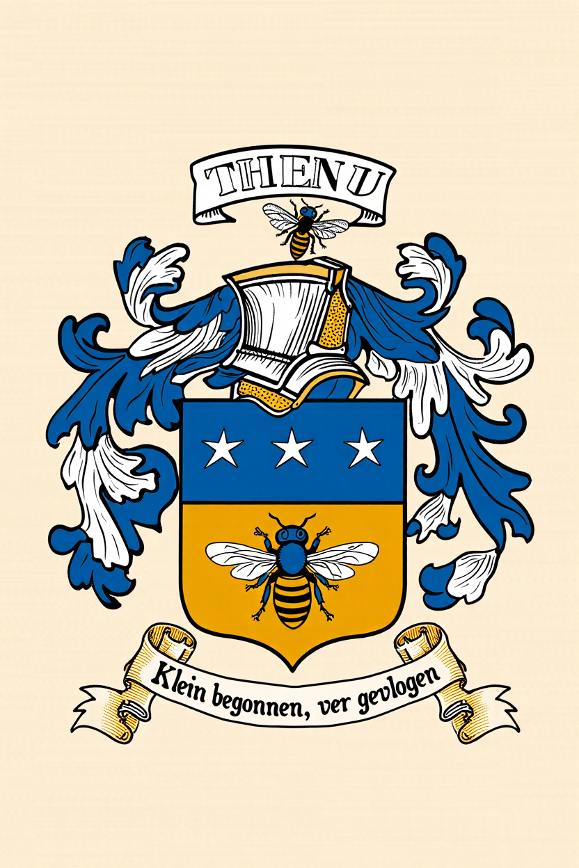 Familiewapen van de achternaam THENU