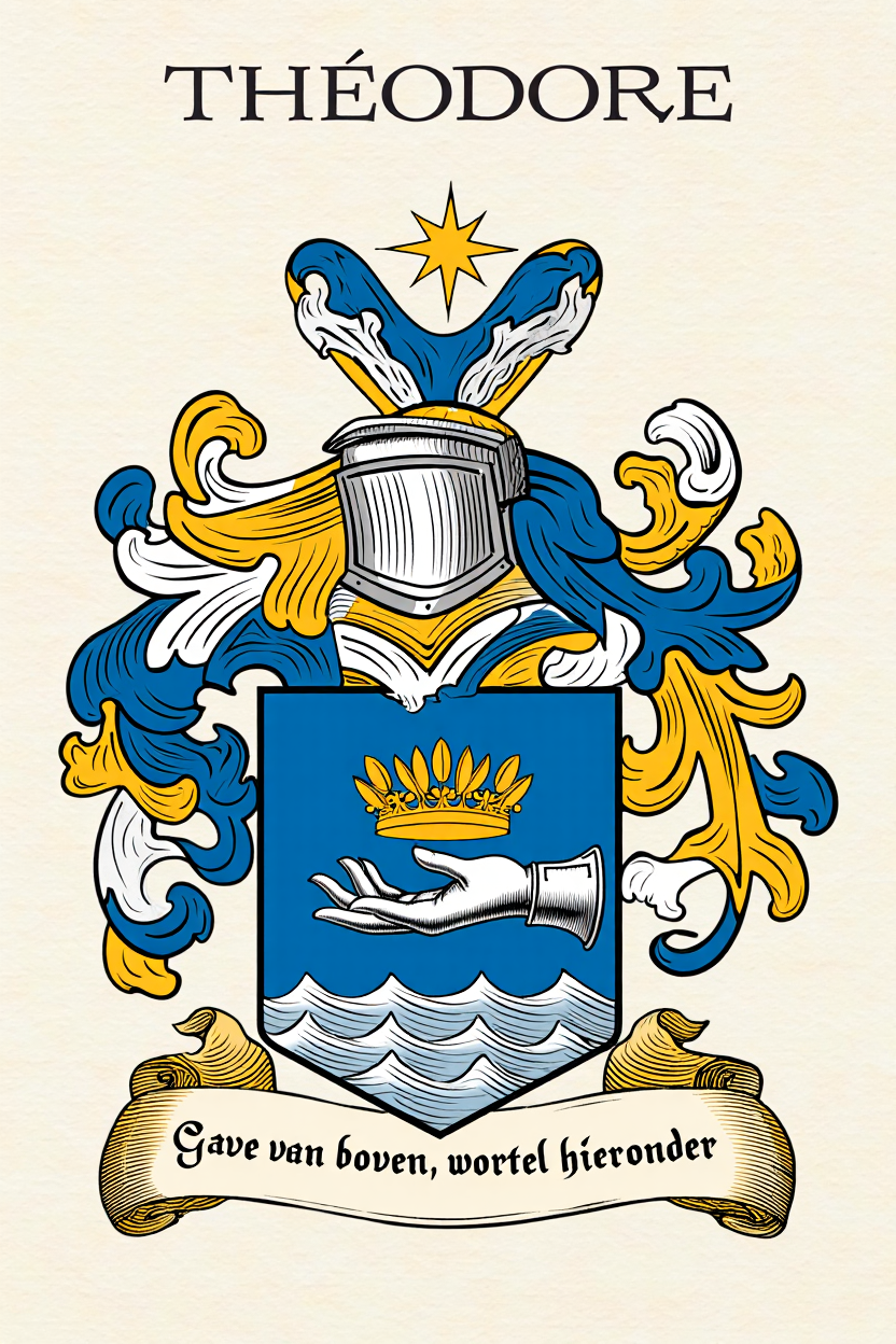 Familiewapen van de achternaam THÉODORE