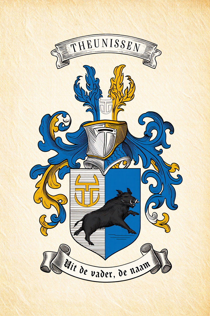 Familiewapen van de achternaam THEUNISSEN