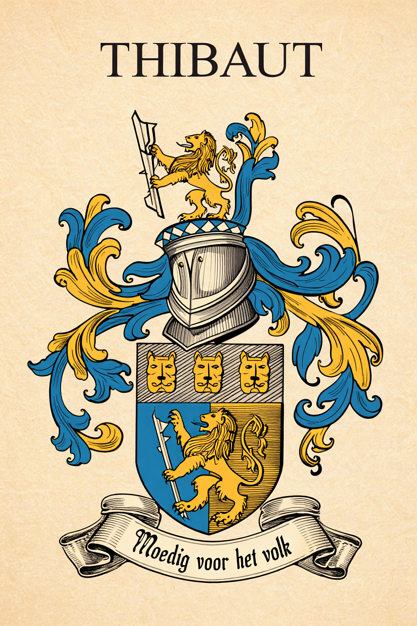 Familiewapen van de achternaam THIBAUT