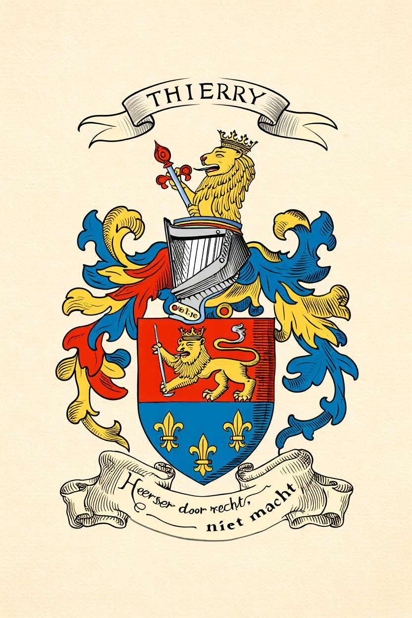 Familiewapen van de achternaam THIERRY