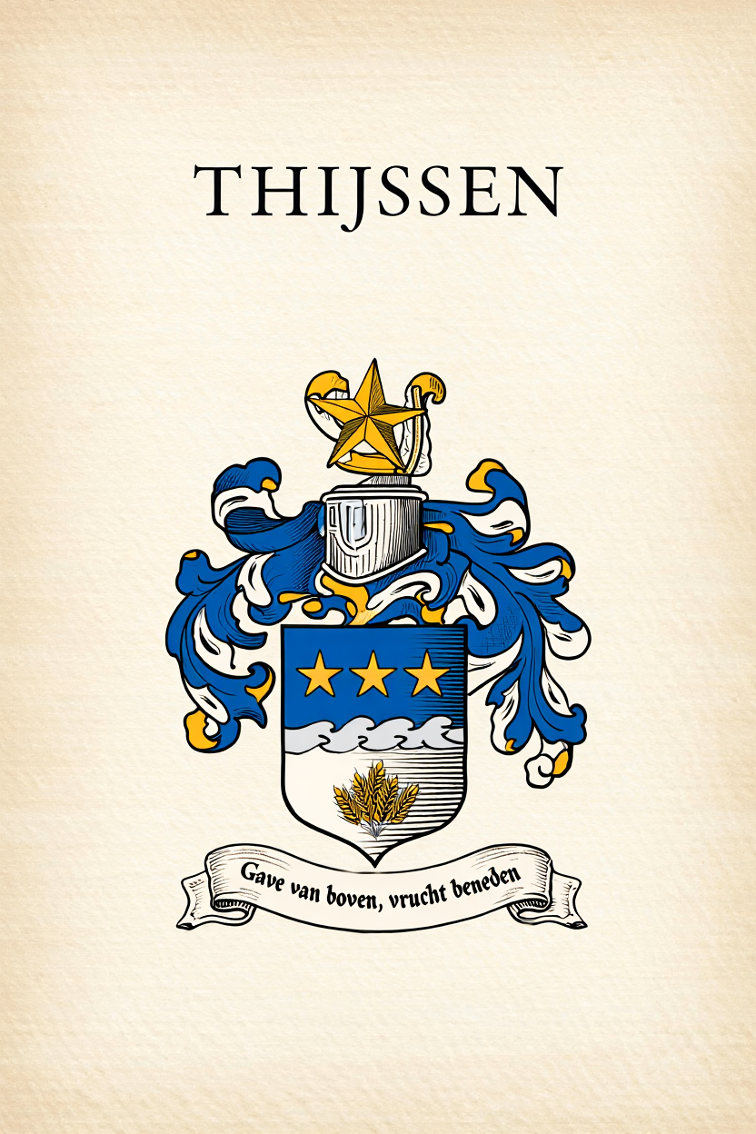 Familiewapen van de achternaam THIJSSEN