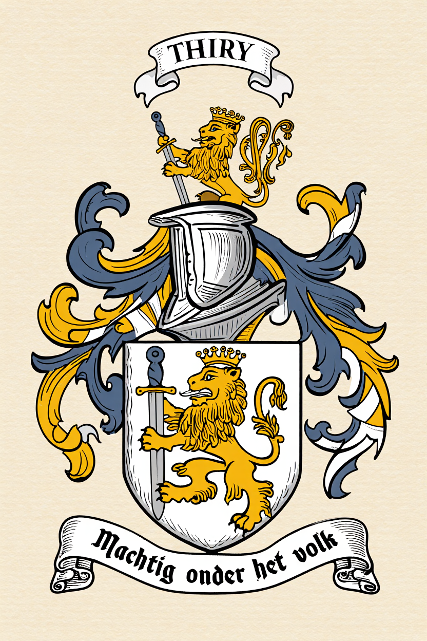 Familiewapen van de achternaam THIRY