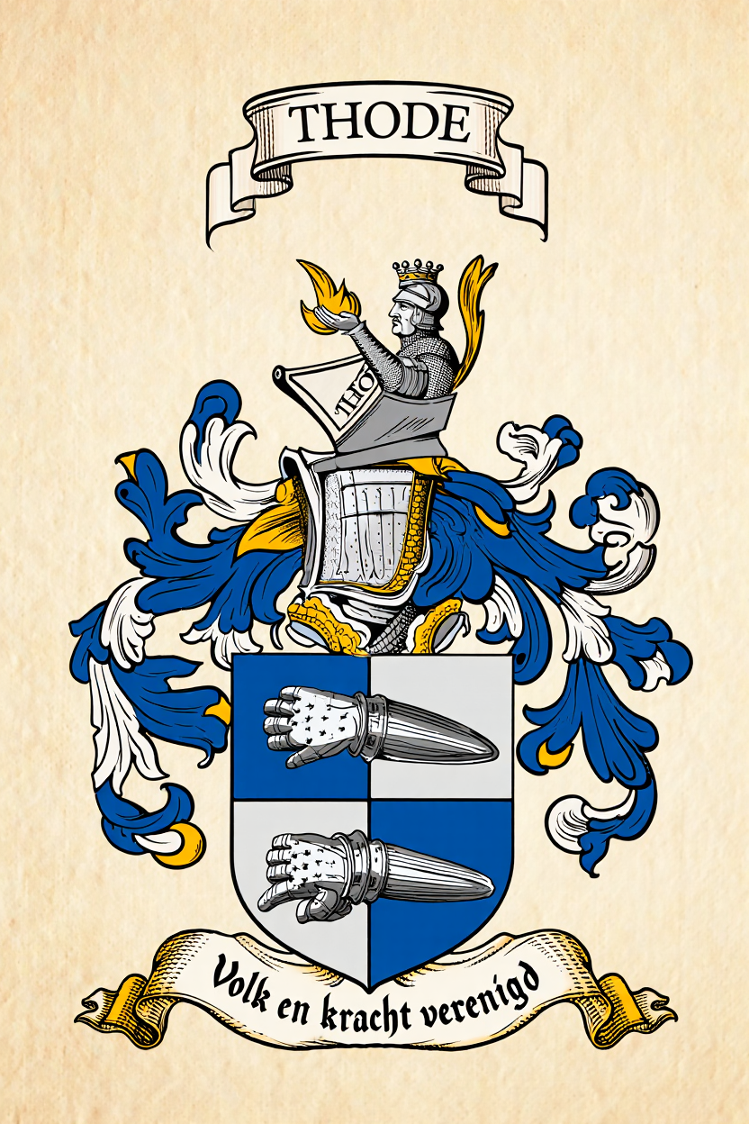 Familiewapen van de achternaam THODE