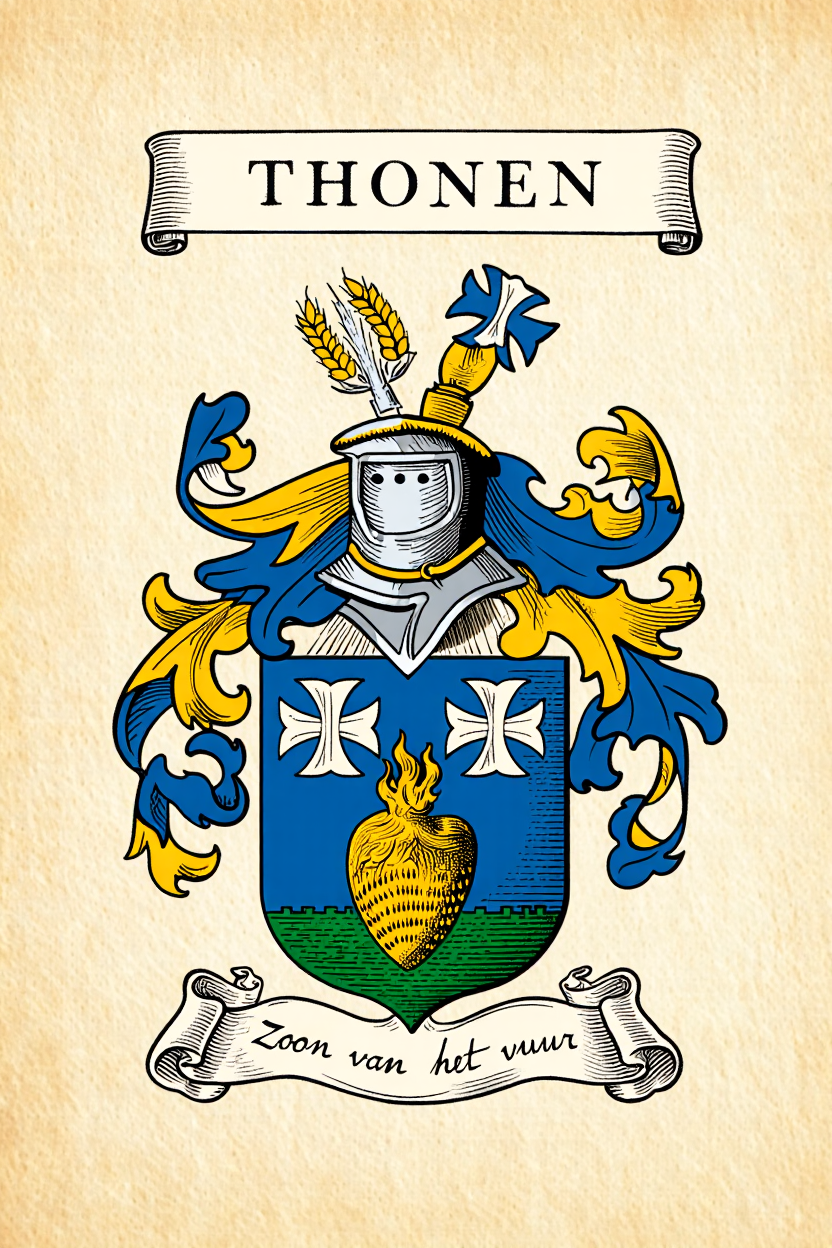 Familiewapen van de achternaam THONEN