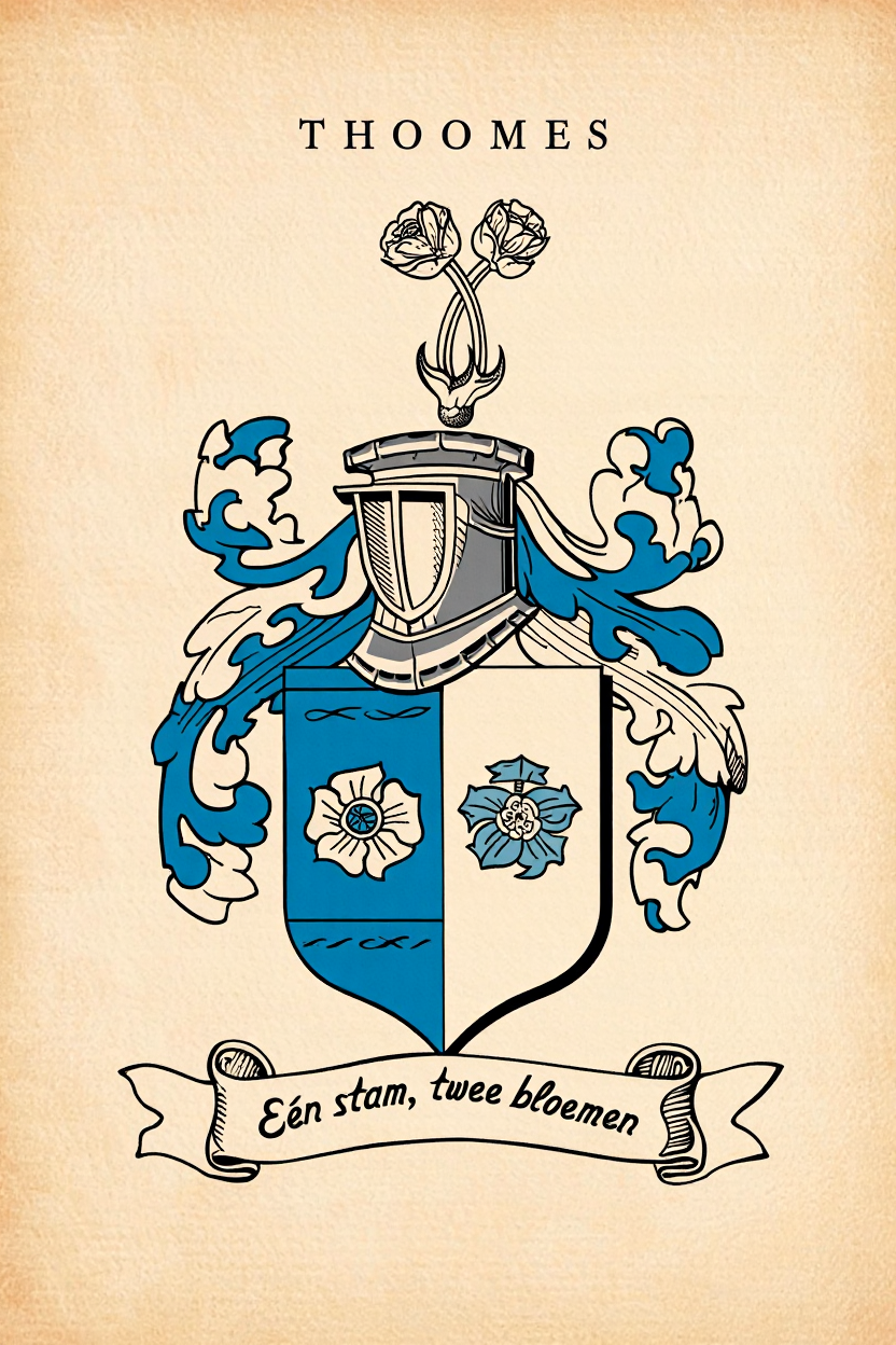 Familiewapen van de achternaam THOOMES