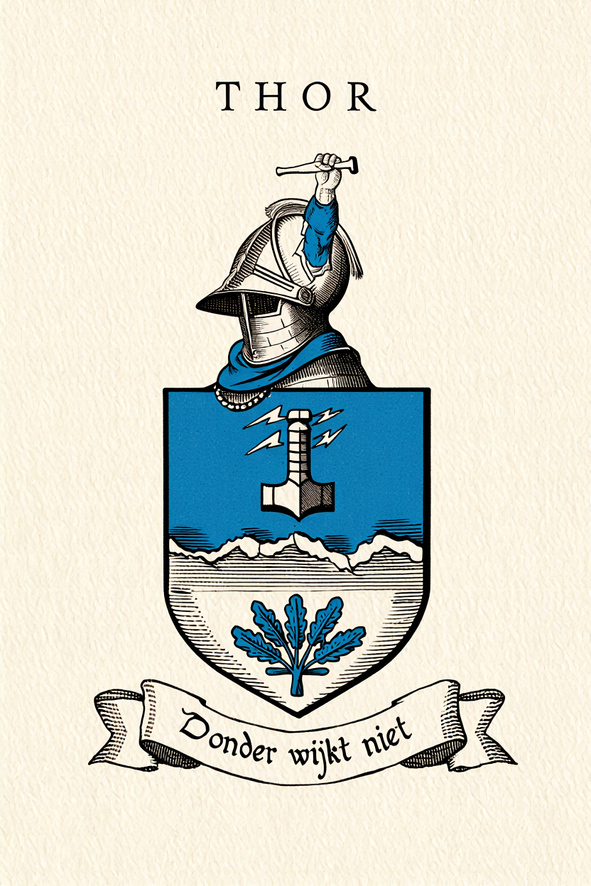 Familiewapen van de achternaam THOR