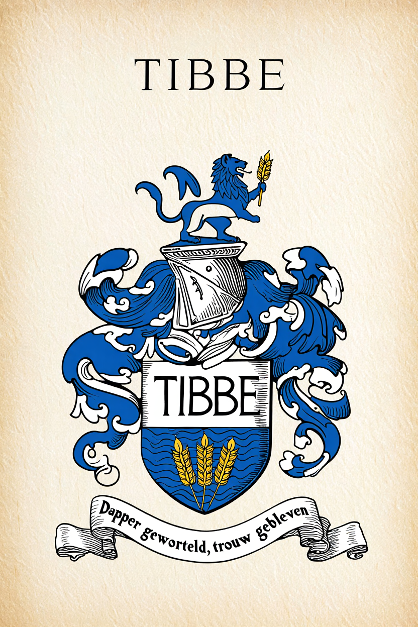 Familiewapen van de achternaam TIBBE